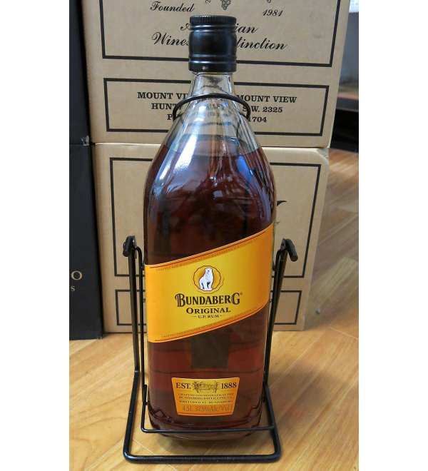 Bundaberg Rum UP Cradle 4.5 Litre Full Sealed Boxed