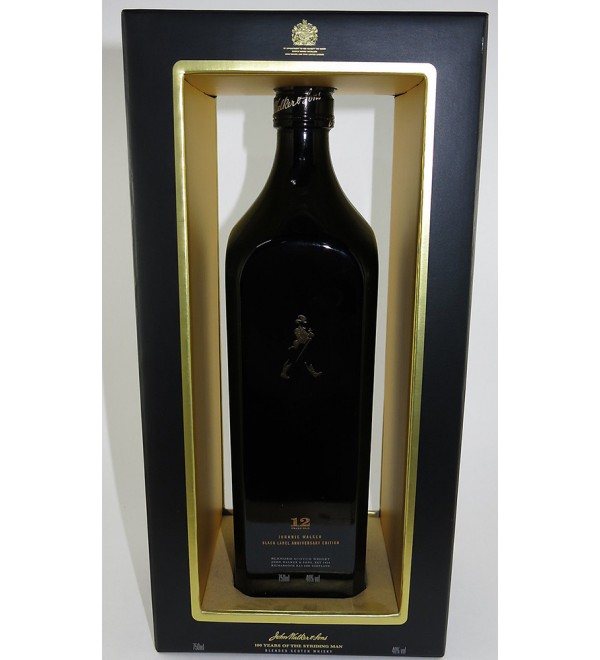 Johnnie Walker Black Scotch Centenary Edition 100 Years Of Striding Man