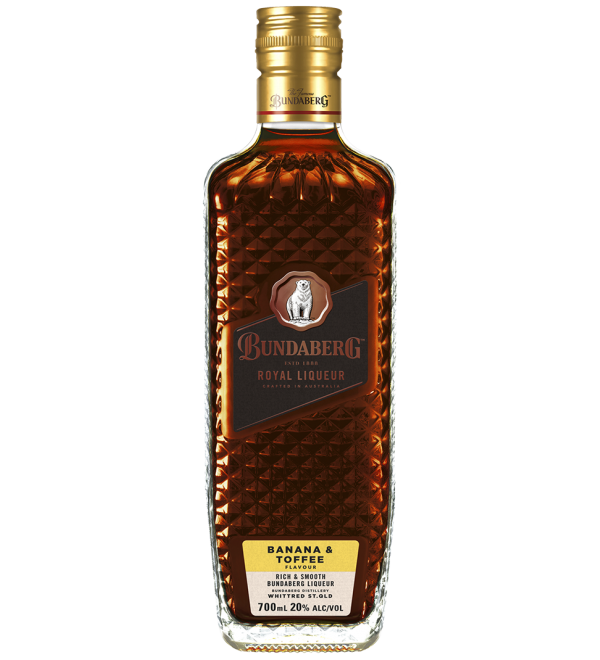 BUNDABERG RUM ROYAL LIQUEUR BANANA TOFFEE
