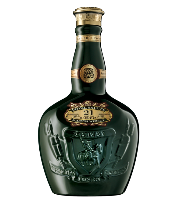 Royal Salute Scotch Whisky Emerald Ceramic Mini 50ml 21 Year Old Rare