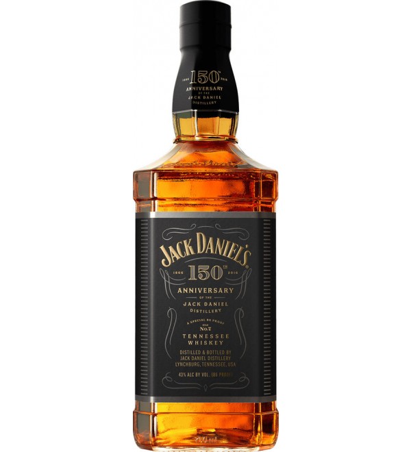 Jack Daniels 150th Anniversary Tennessee Whiskey Commemorative Bottle 700ML