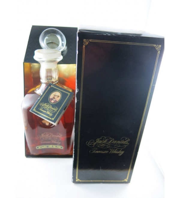 Jack Daniels 125th Anniversary Decanter 1 Litre, Boxed With Neck Tag