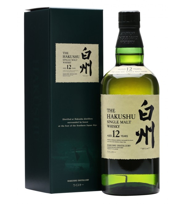 Suntory The Hakushu Single Malt 12 Years Old Japanese Whisky Distillers Boxed
