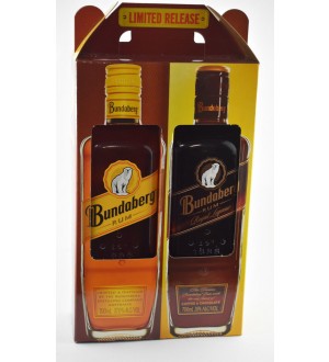 Bundaberg Rum Royal Liqueur And UP Twin Pack Rare Old Labels 6 pack